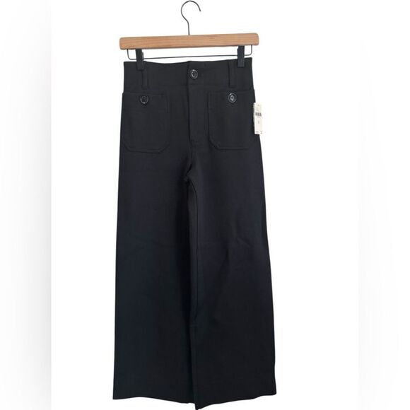 NWT Anthropologie Crop Wide-Leg Pants - Picture 3 of 5